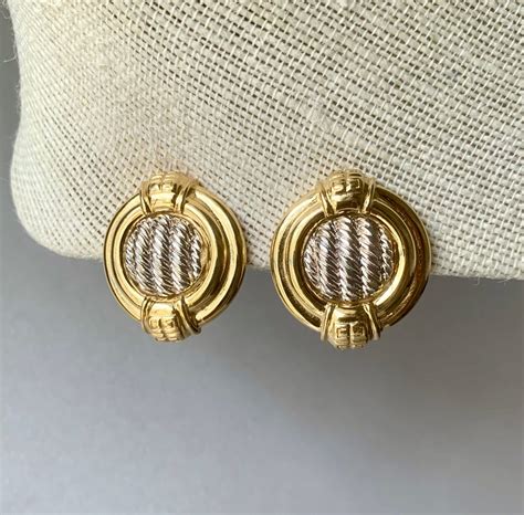 Givenchy Vintage Dangling Clip on Earrings 